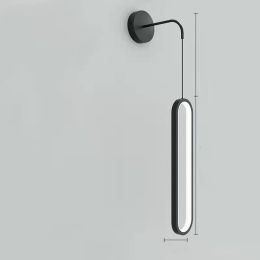 Modern Minimalist Bedside Wall Lamp Living Room Wall Light Bulb Nordic Internet Celebrity Minimalist