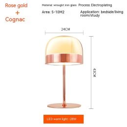 Nordic Glass Creative Modern Simple And Light Luxury Table Lamp